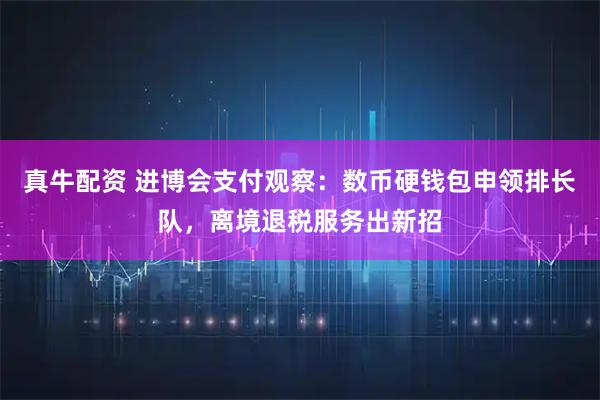 真牛配资 进博会支付观察：数币硬钱包申领排长队，离境退税服务出新招
